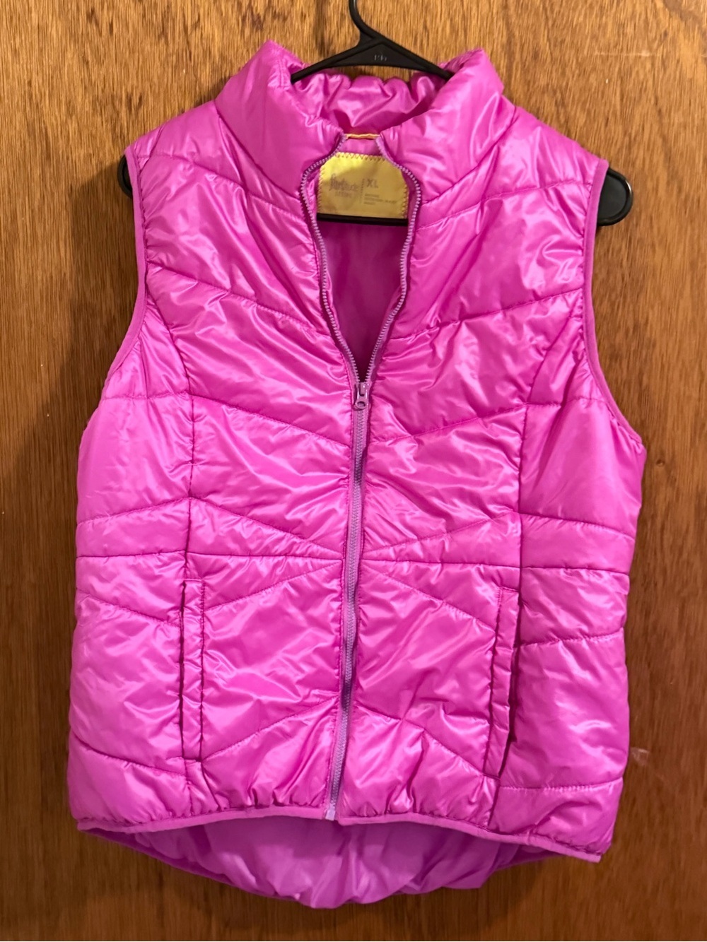 flirtitude Pink Quilted Puffer Vest